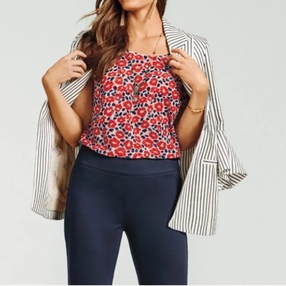 Cabi Flipside Floral Reversible Blouse - Picture 4 of 5